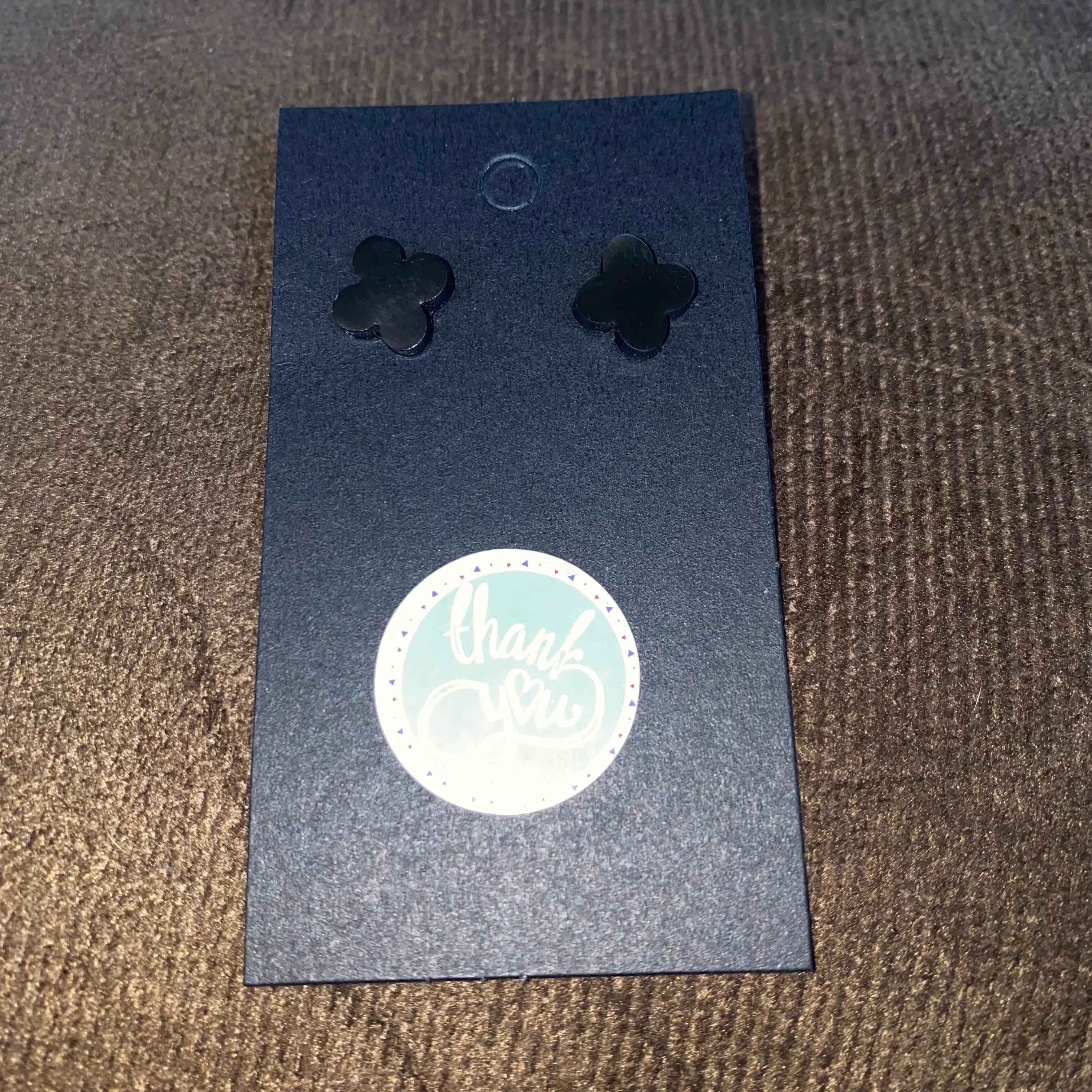 Assorted Black Stud Earrings🖤