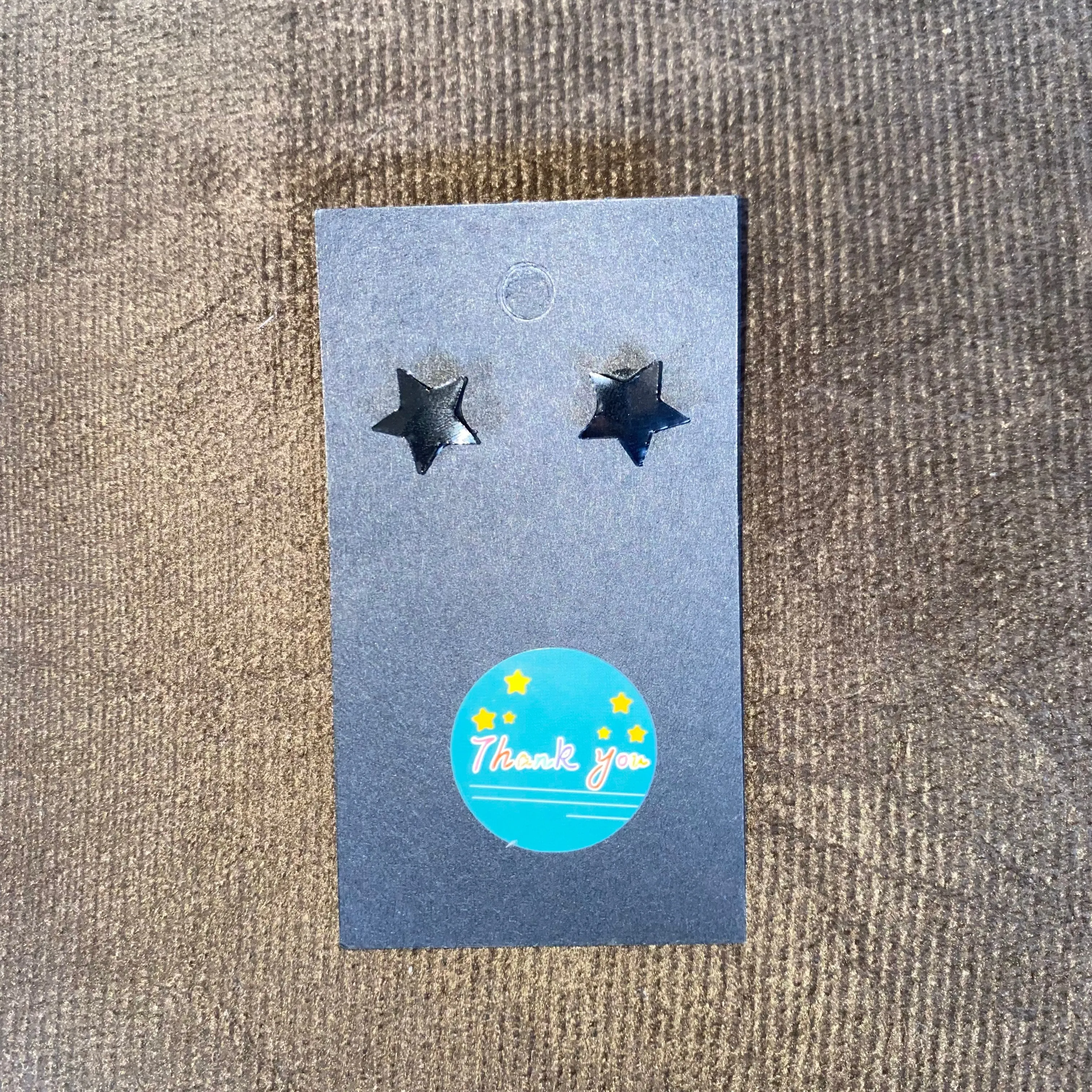 Assorted Black Stud Earrings🖤