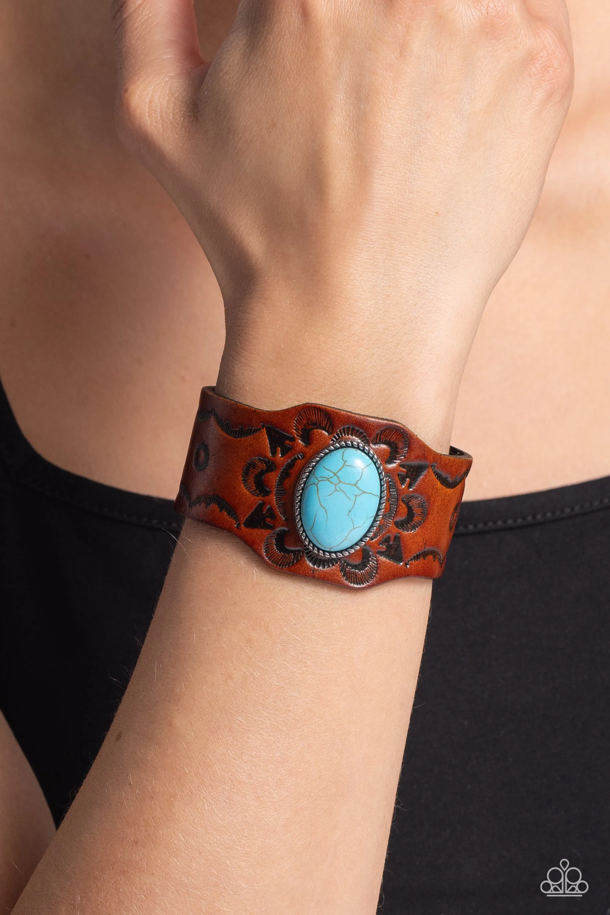 Badlands Rover - Blue (Turquoise Stone) Bracelet