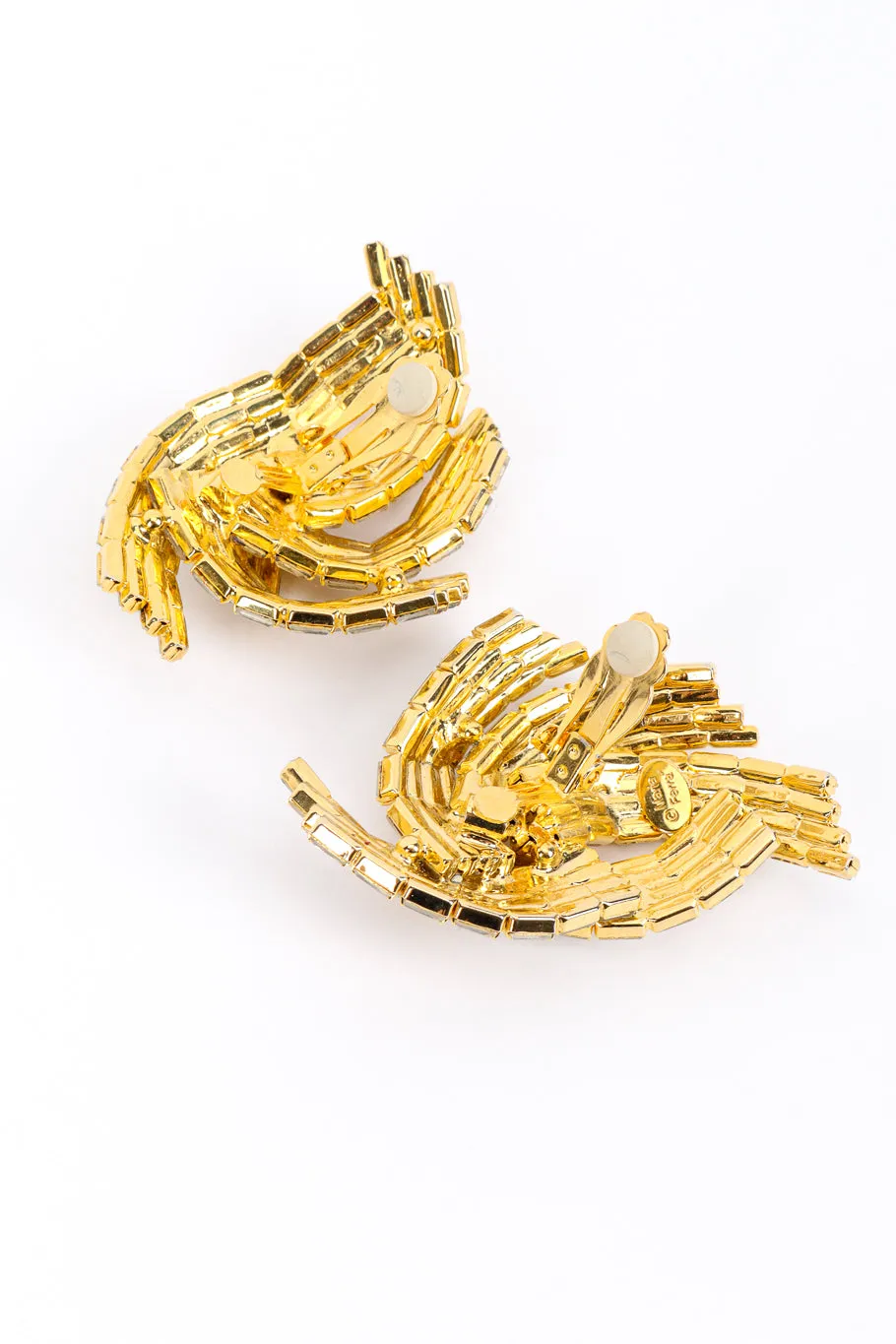 Baguette Crystal Burst Earrings