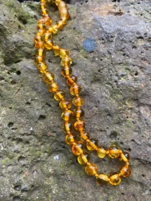 Baroque Honey AMBER Necklace