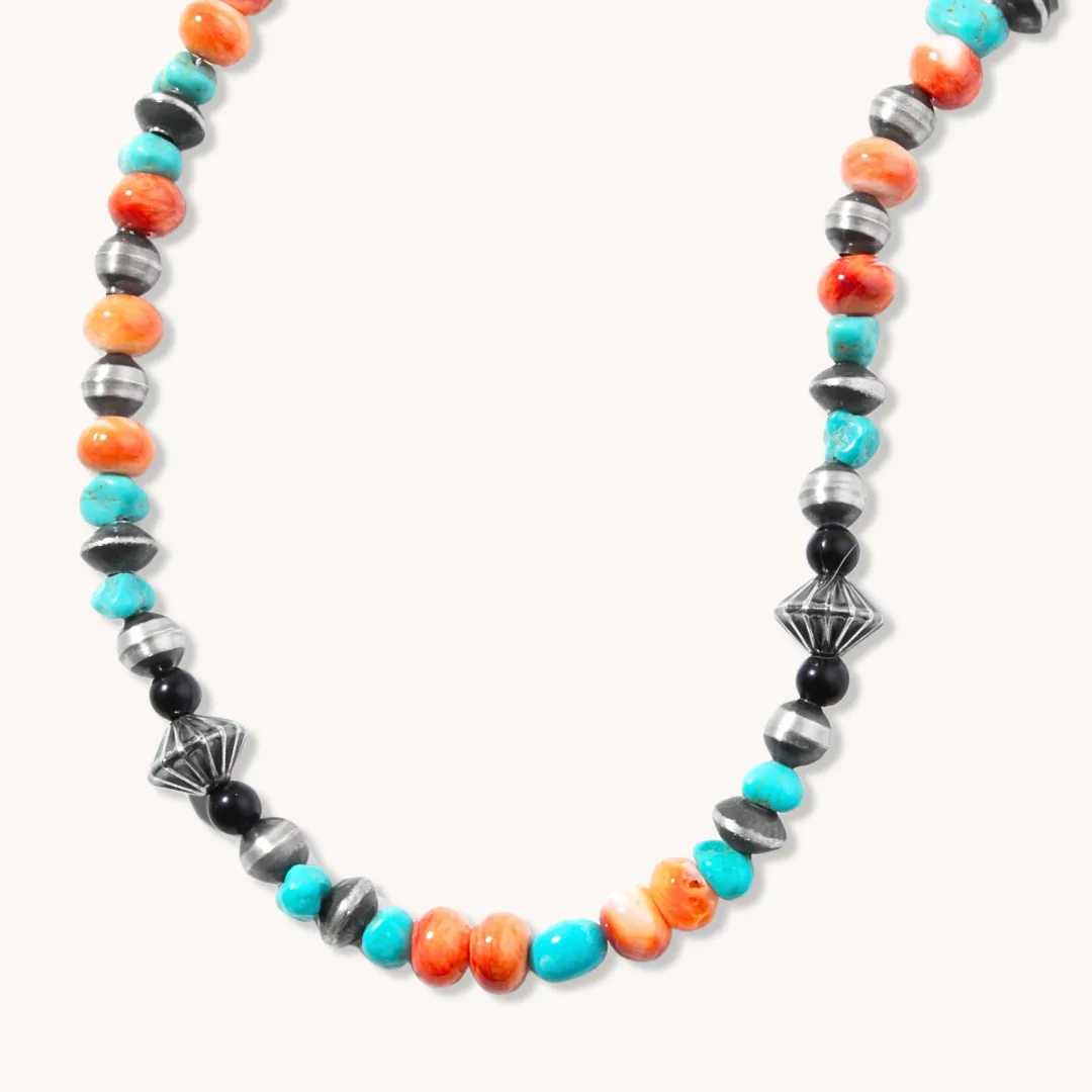 Bead Maiden: Southwest Skies Multi-Bead Necklace