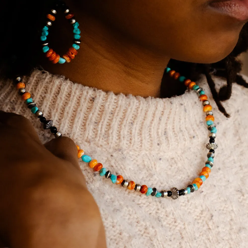 Bead Maiden: Southwest Skies Multi-Bead Necklace