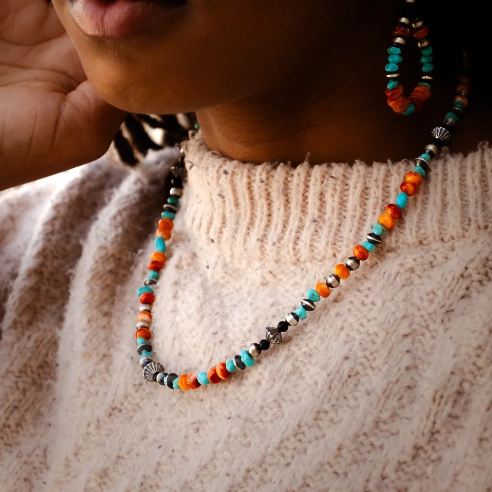Bead Maiden: Southwest Skies Multi-Bead Necklace