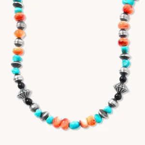 Bead Maiden: Southwest Skies Multi-Bead Necklace