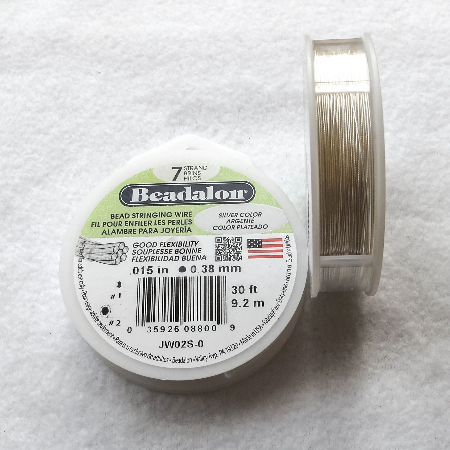 Beadalon Beading Wire/Nylon-Covered Wire (click for colors & sizes)