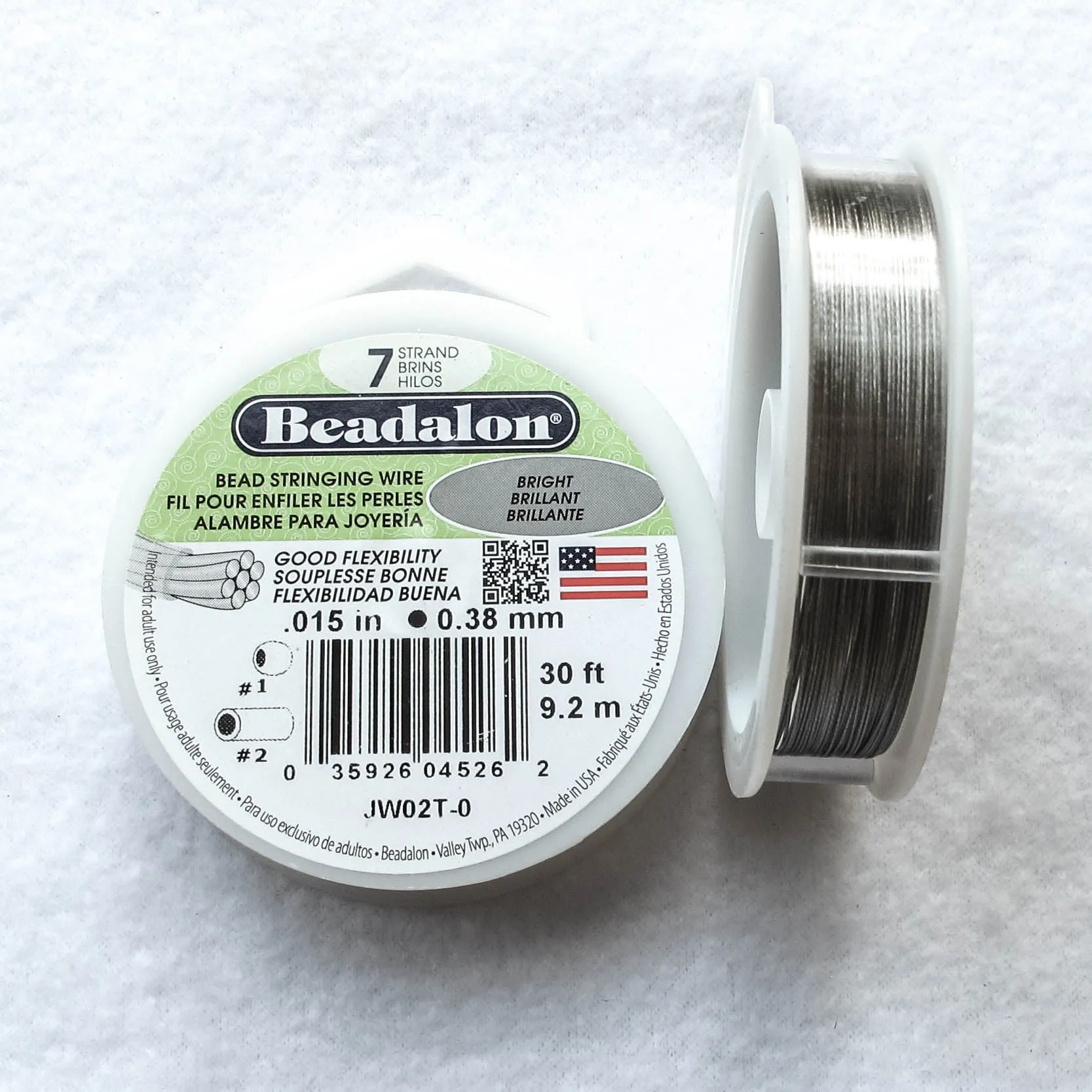 Beadalon Beading Wire/Nylon-Covered Wire (click for colors & sizes)