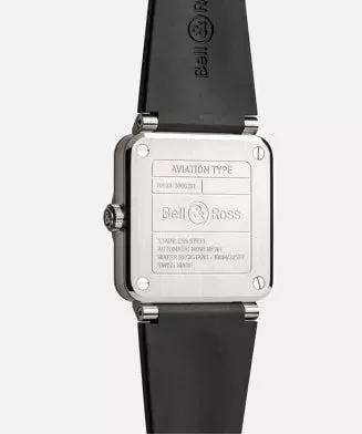 BELL & ROSS BR 03A BLACK STEEL 41mm hi