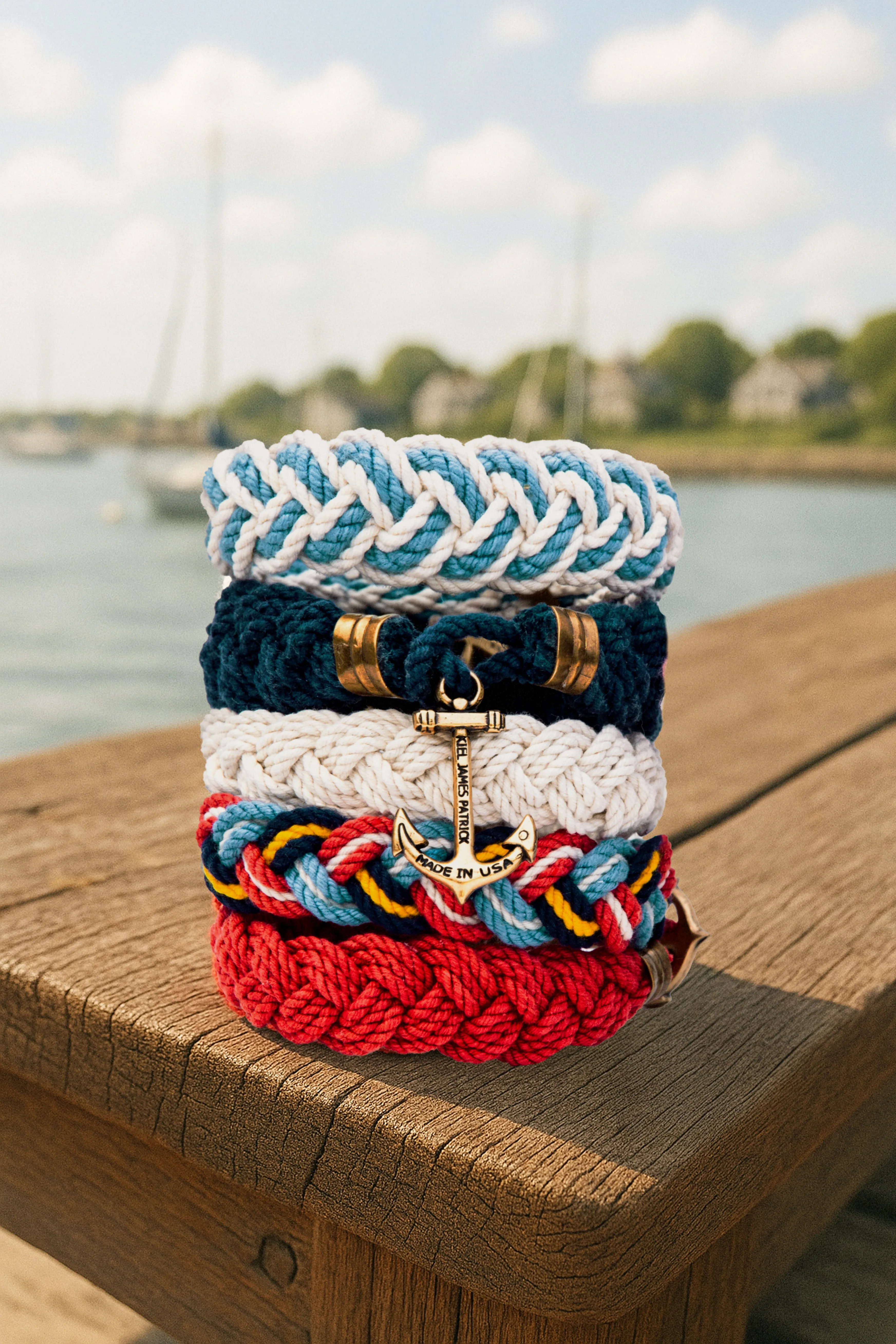 Benjamin's Compass Rose Turk's Head Knot Bracelet