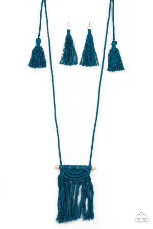 Between You And Macramé - Blue