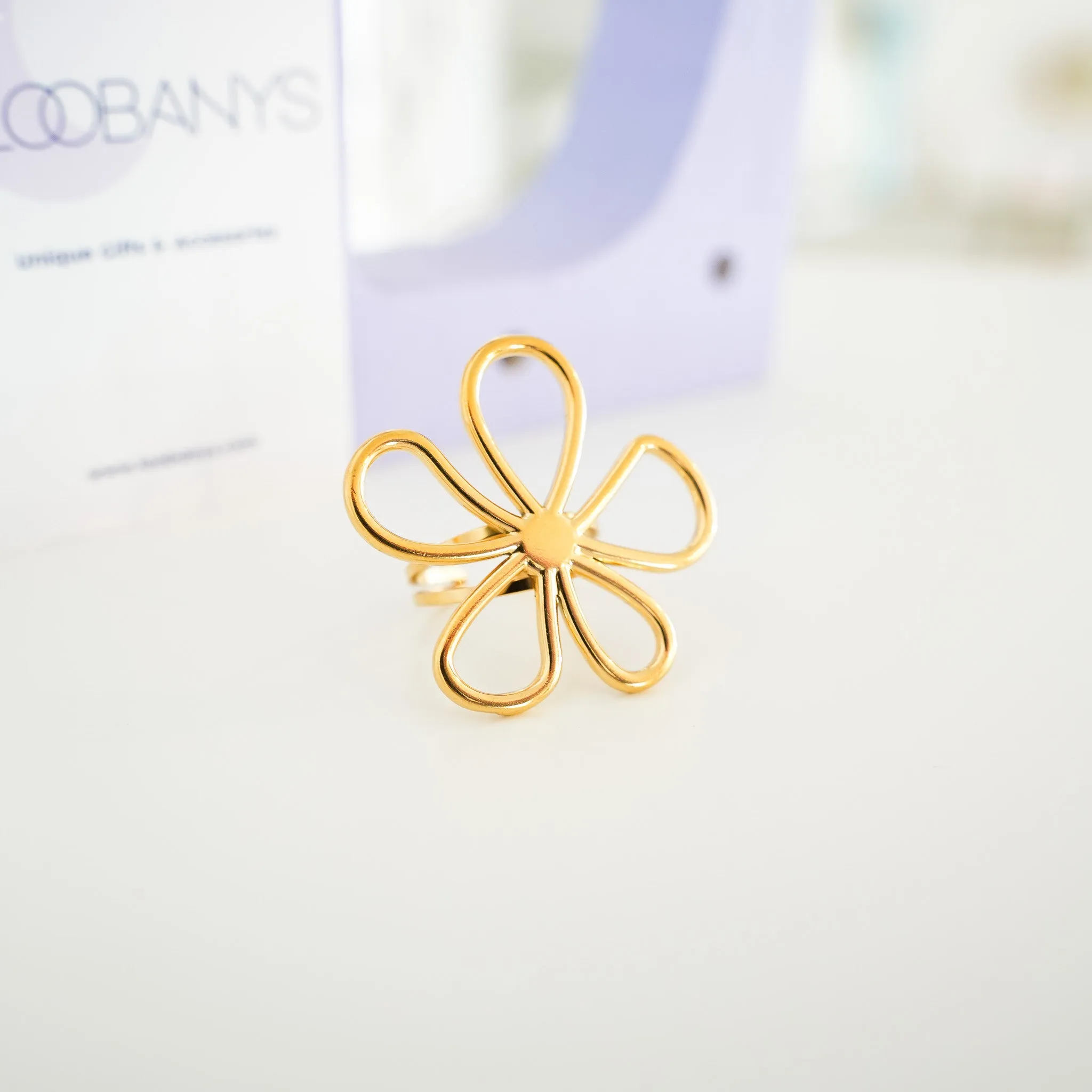 Big Flower Rings
