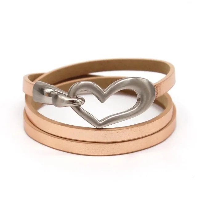Black Simple Charm Leather Women’s Minimalist Bracelet