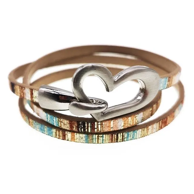 Black Simple Charm Leather Women’s Minimalist Bracelet