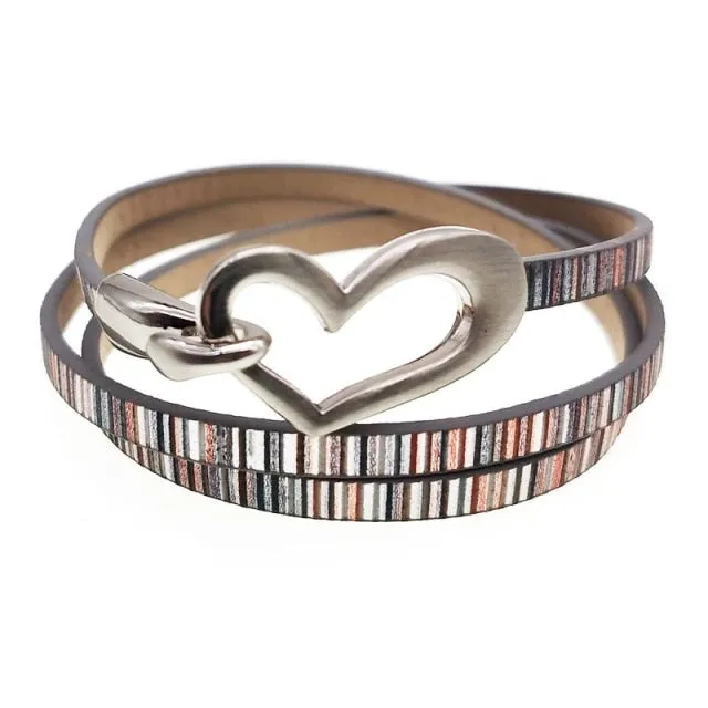 Black Simple Charm Leather Women’s Minimalist Bracelet