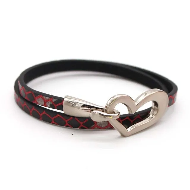 Black Simple Charm Leather Women’s Minimalist Bracelet