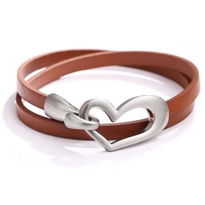 Black Simple Charm Leather Women’s Minimalist Bracelet