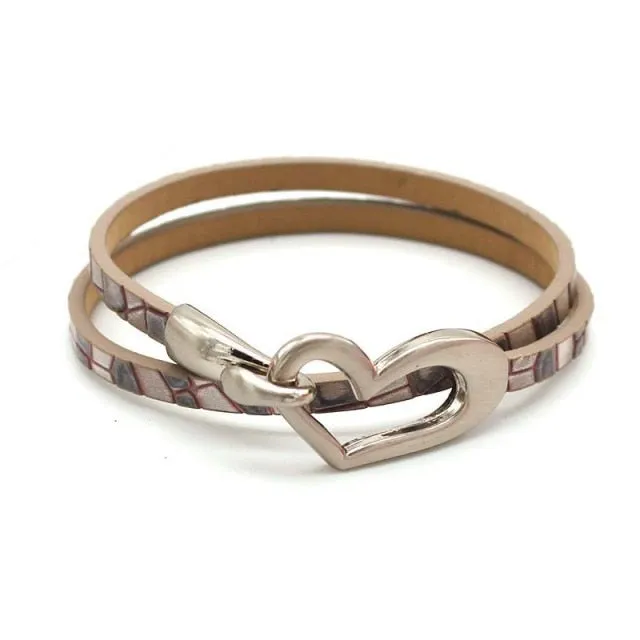 Black Simple Charm Leather Women’s Minimalist Bracelet