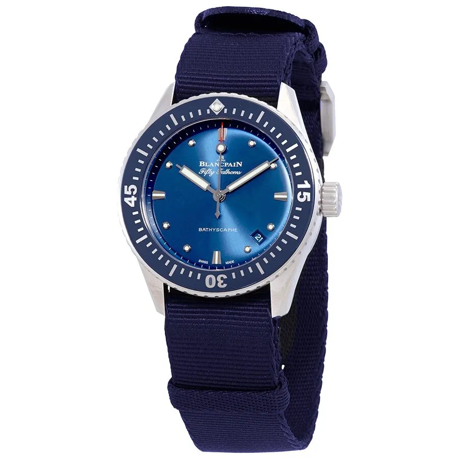 Blancpain Bathyscaphe Automatic Blue Dial Men'sWatch 5100-1140-NAOA