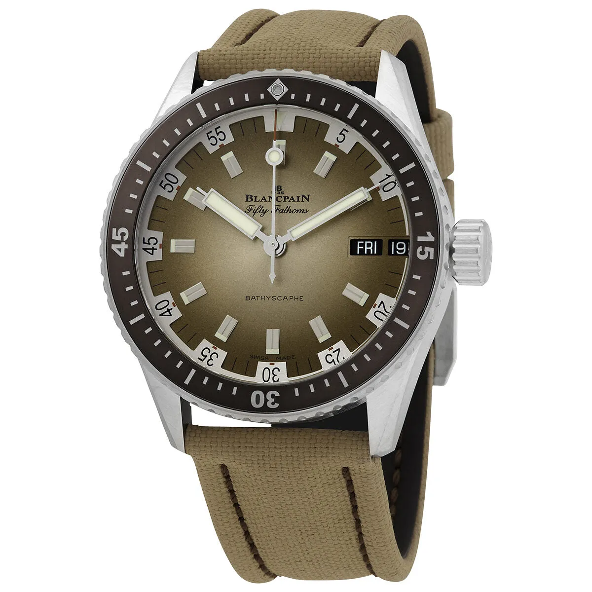 Blancpain Fifty Fathoms Bathyscaphe Automatic Watch 5052 1146 E52A