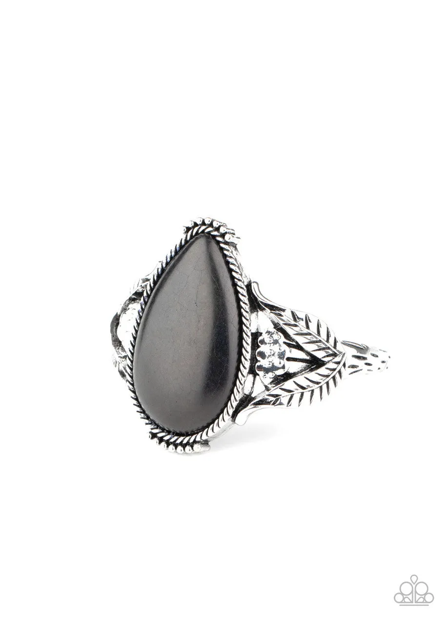 Blooming Oasis Black Paparazzi Bracelet