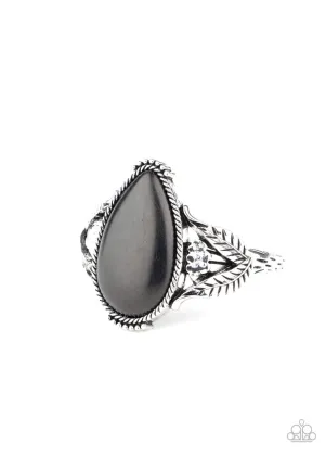 Blooming Oasis Black Paparazzi Bracelet