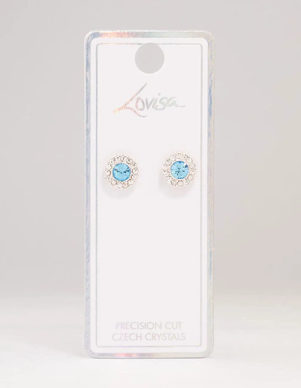 Blue Bohemia Czech Crystal Stud Earrings