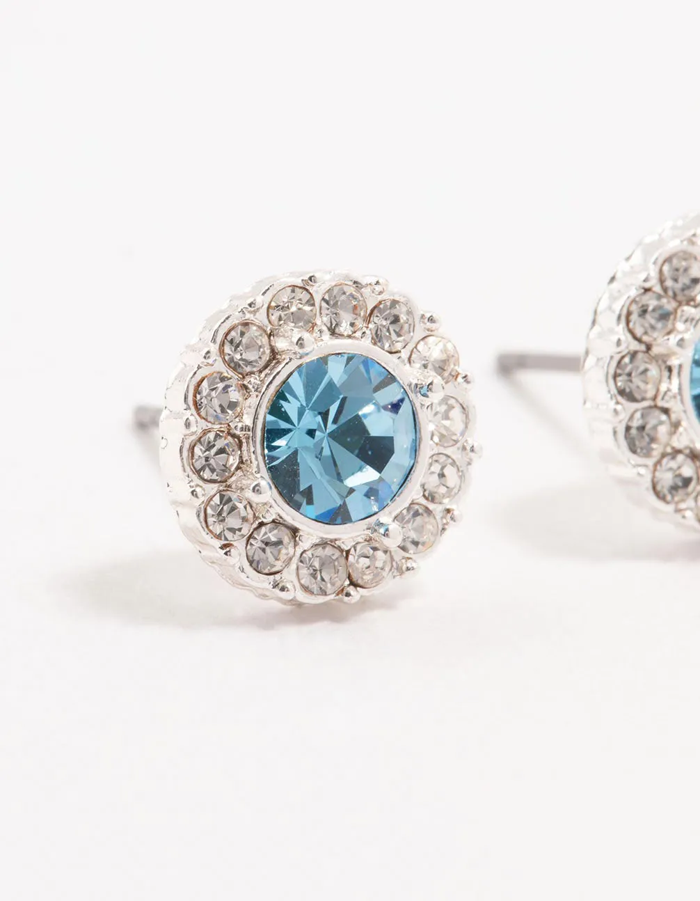 Blue Bohemia Czech Crystal Stud Earrings