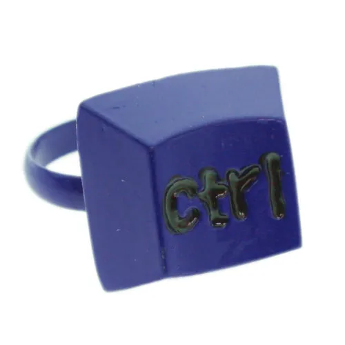 Blue Keyboard CTRL Key Adjustable Ring