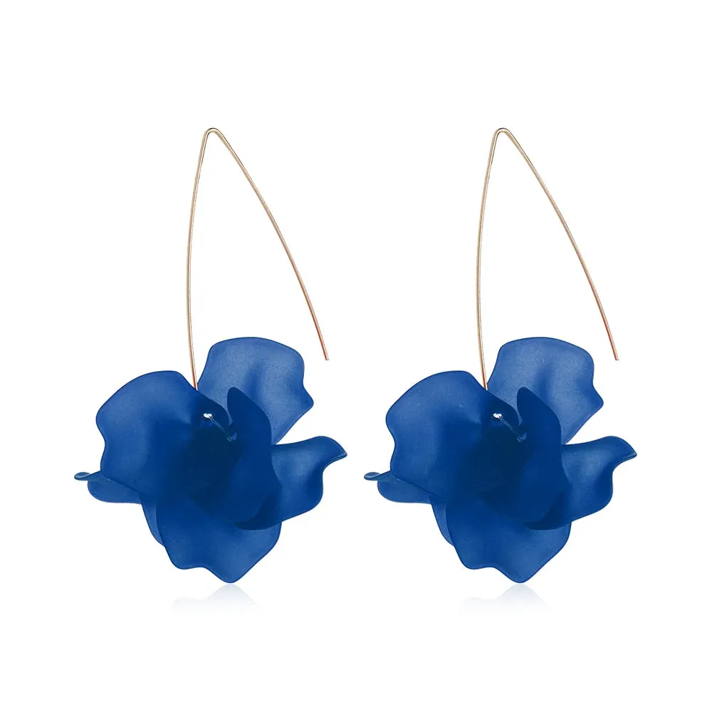Bohemia Handmade Resin Flower Earrings