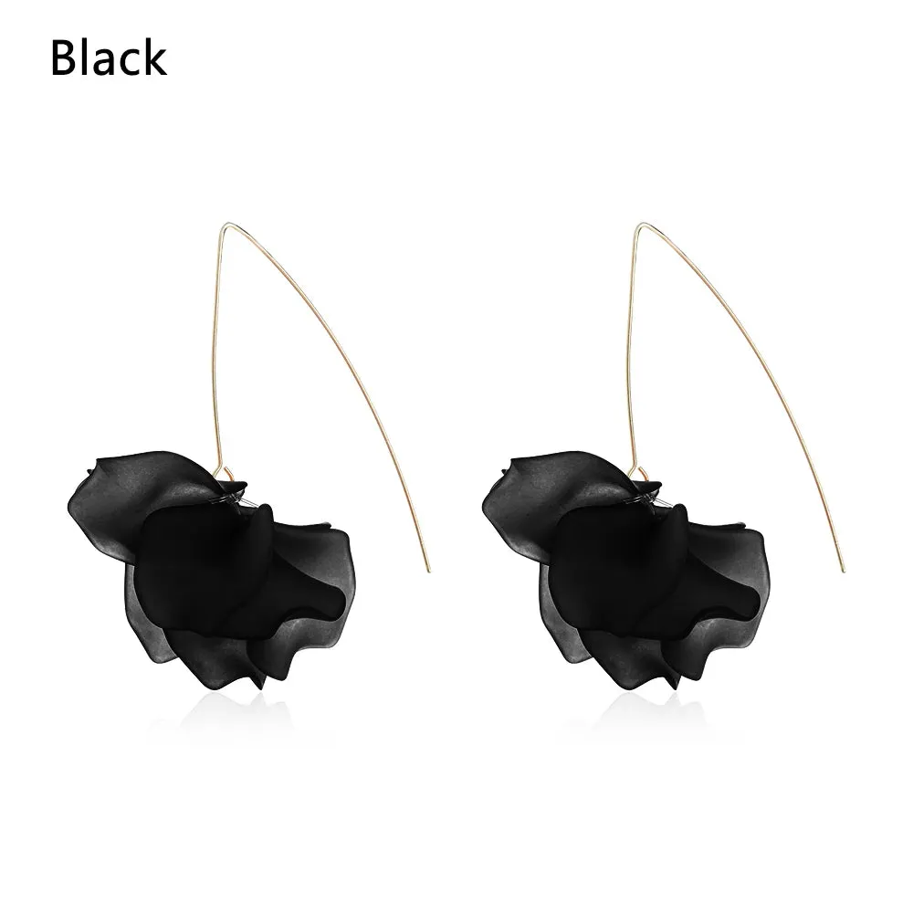 Bohemia Handmade Resin Flower Earrings