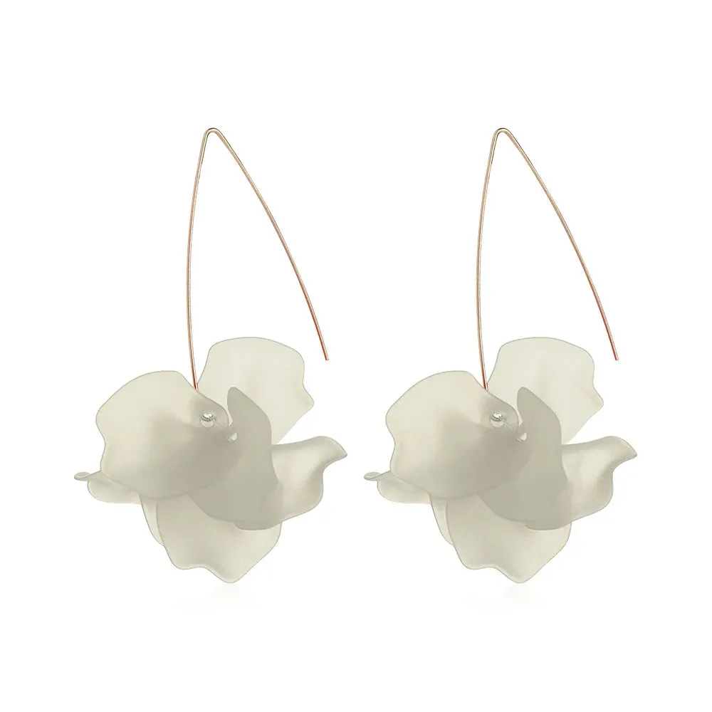 Bohemia Handmade Resin Flower Earrings