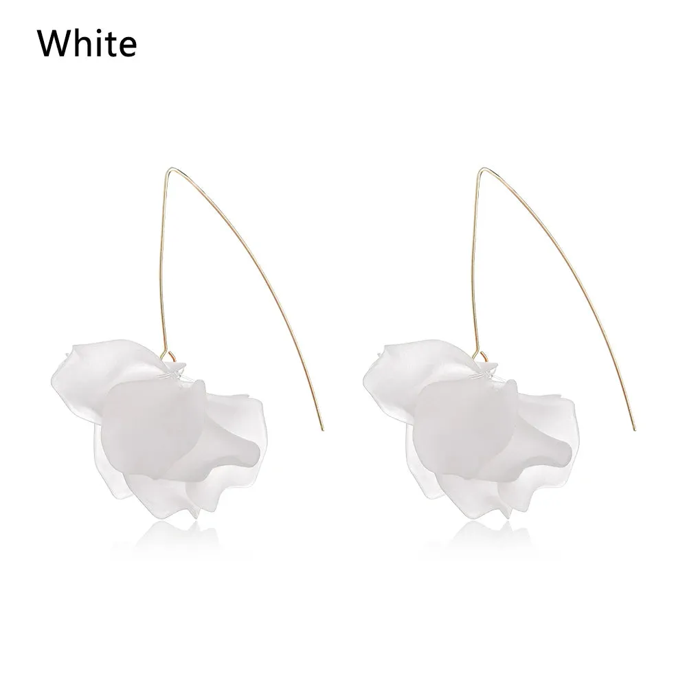 Bohemia Handmade Resin Flower Earrings