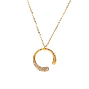 Boho & Mala Stainless Steel Gold Plated Necklace