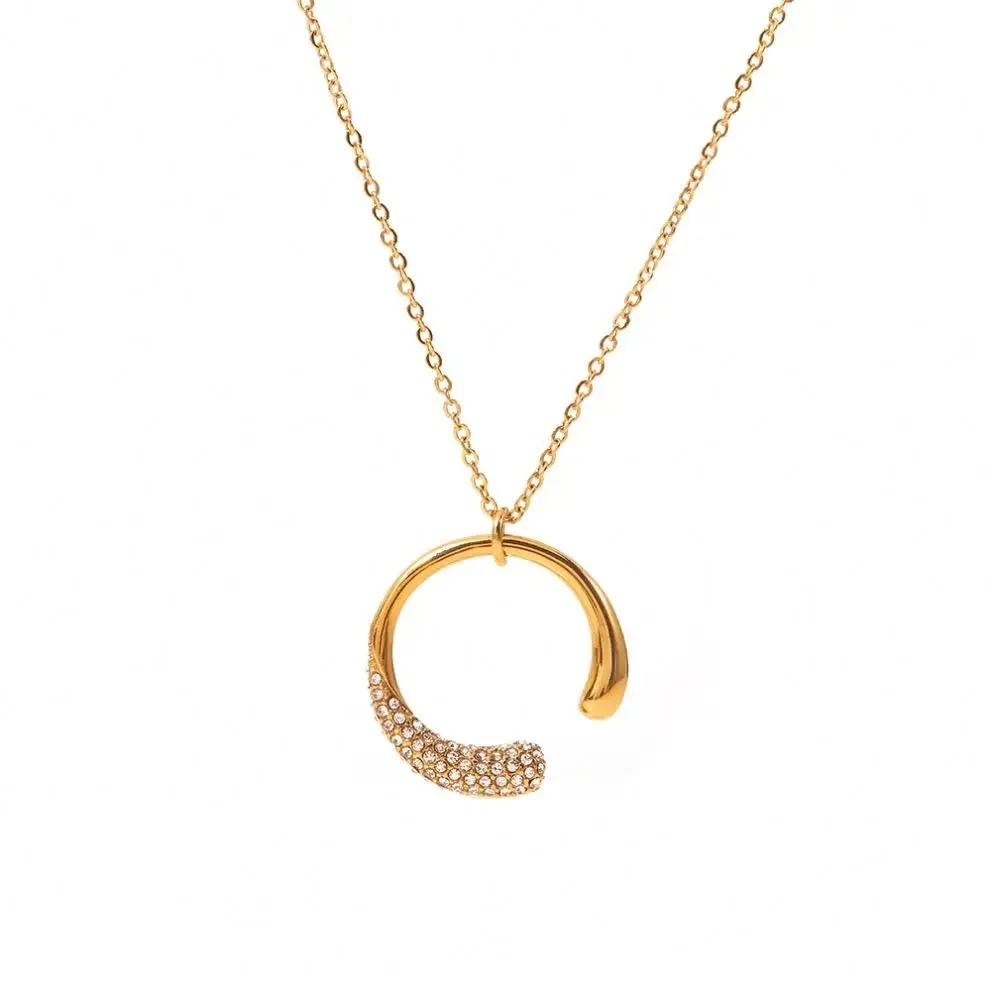 Boho & Mala Stainless Steel Gold Plated Necklace