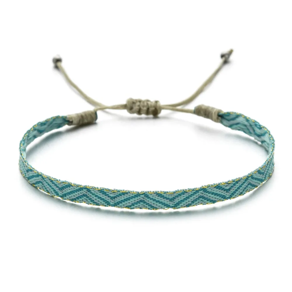 Boho Colorful Woven Rope String Bracelet, Wrap Bracelet, Bohemian Bracelet