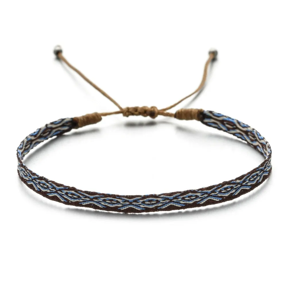 Boho Colorful Woven Rope String Bracelet, Wrap Bracelet, Bohemian Bracelet