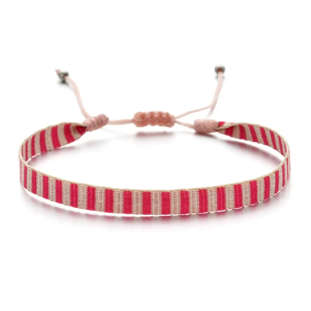 Boho Colorful Woven Rope String Bracelet, Wrap Bracelet, Bohemian Bracelet