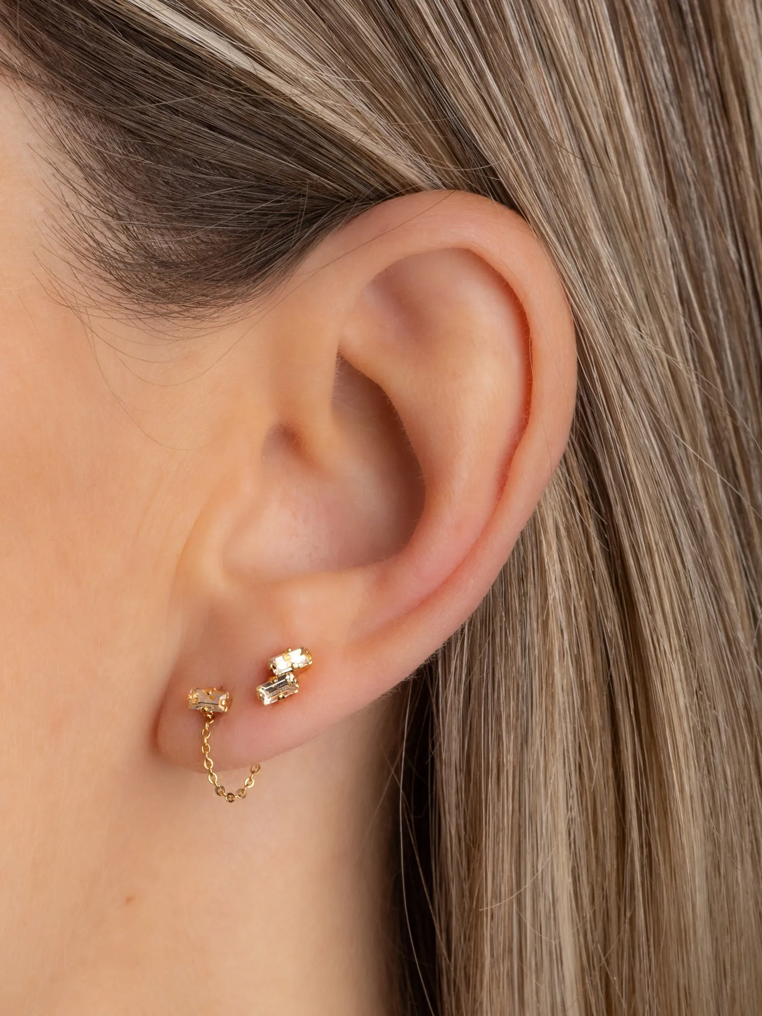 Boris Earrings Champagne