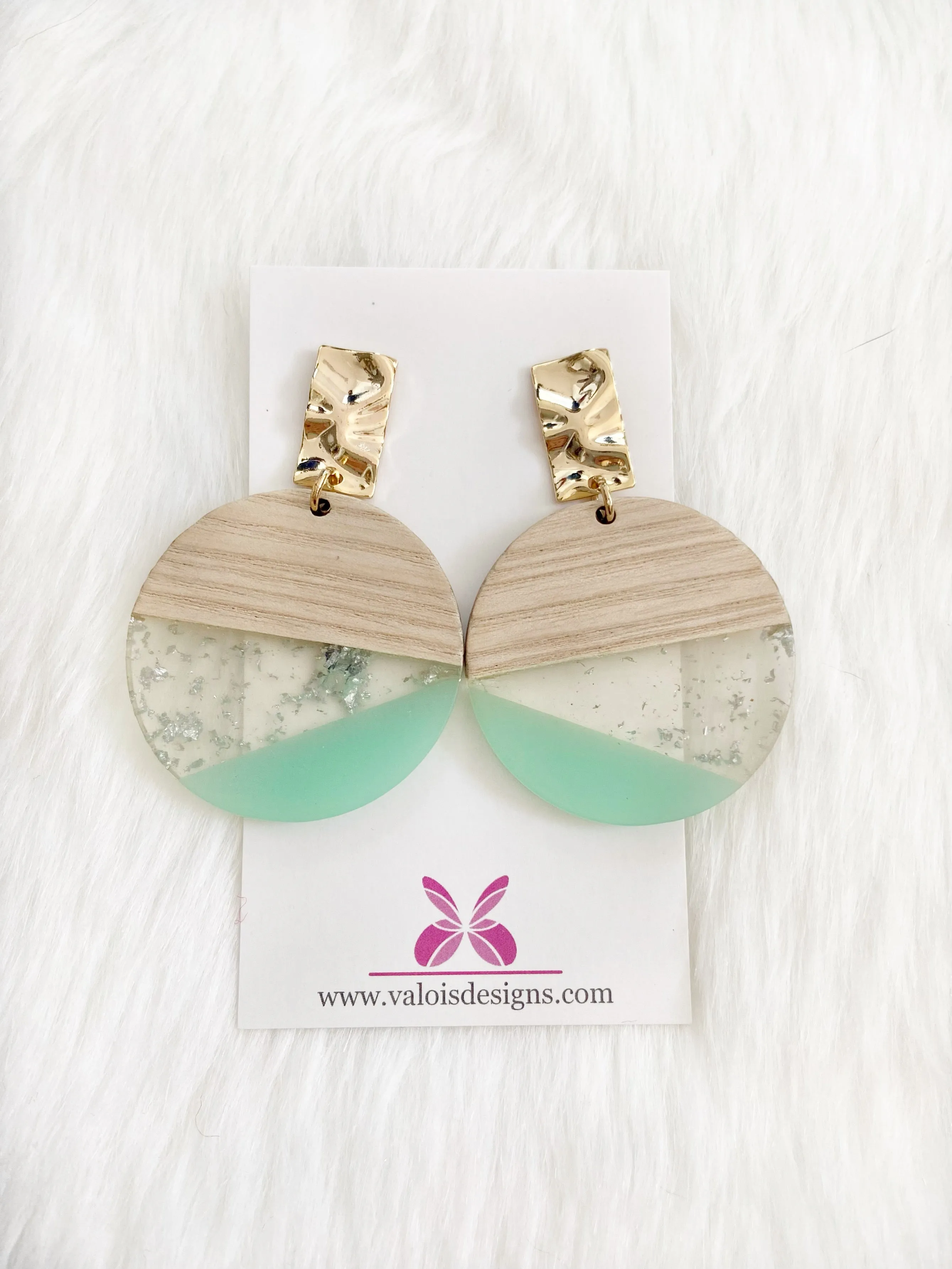 Botanical Resin Earrings