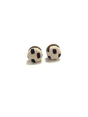 BOTÓN DE AZÚCAR- Mini Studs - Dark on White