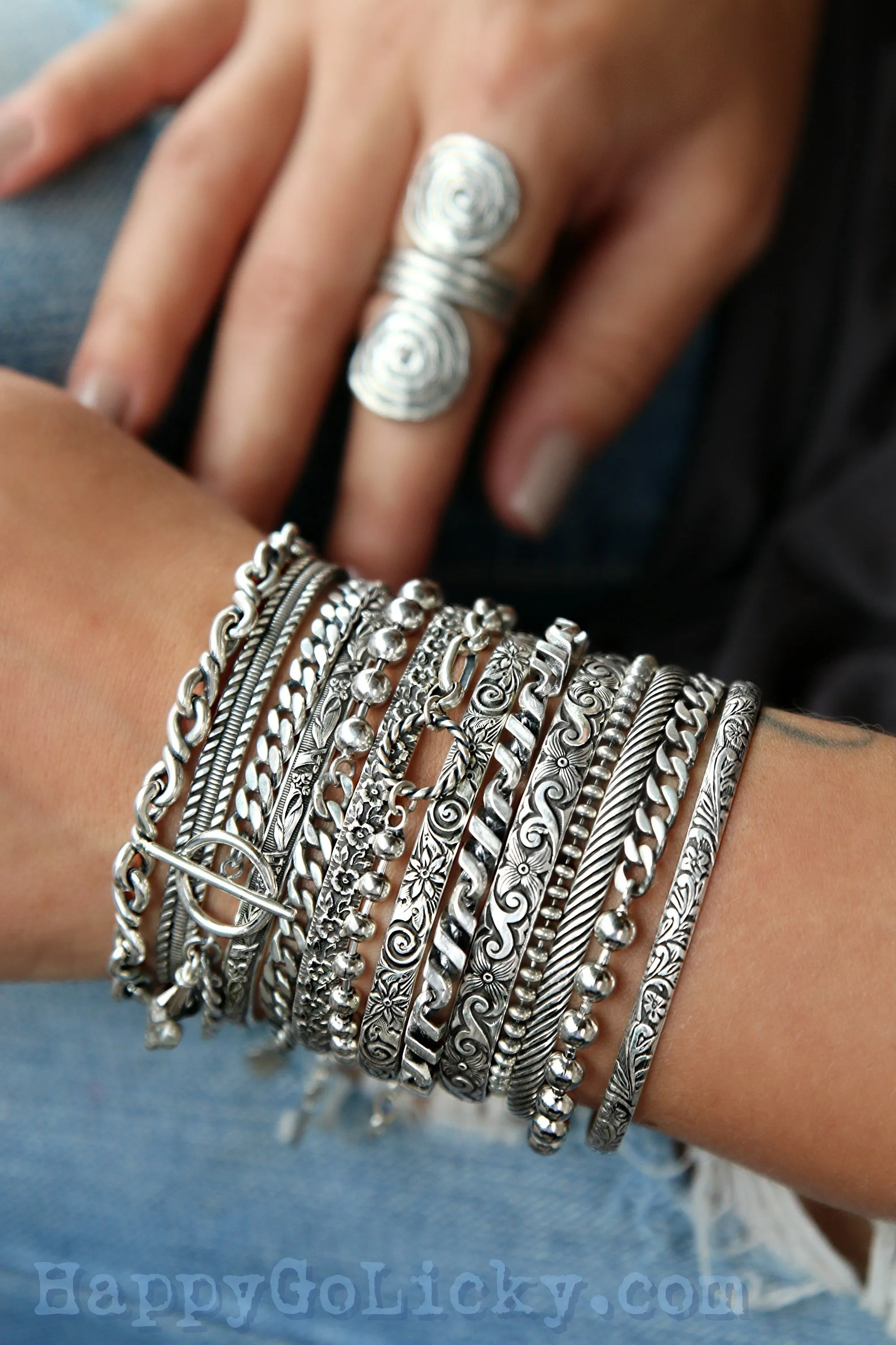 Bracelet Stack Set or SINGLE Bracelet