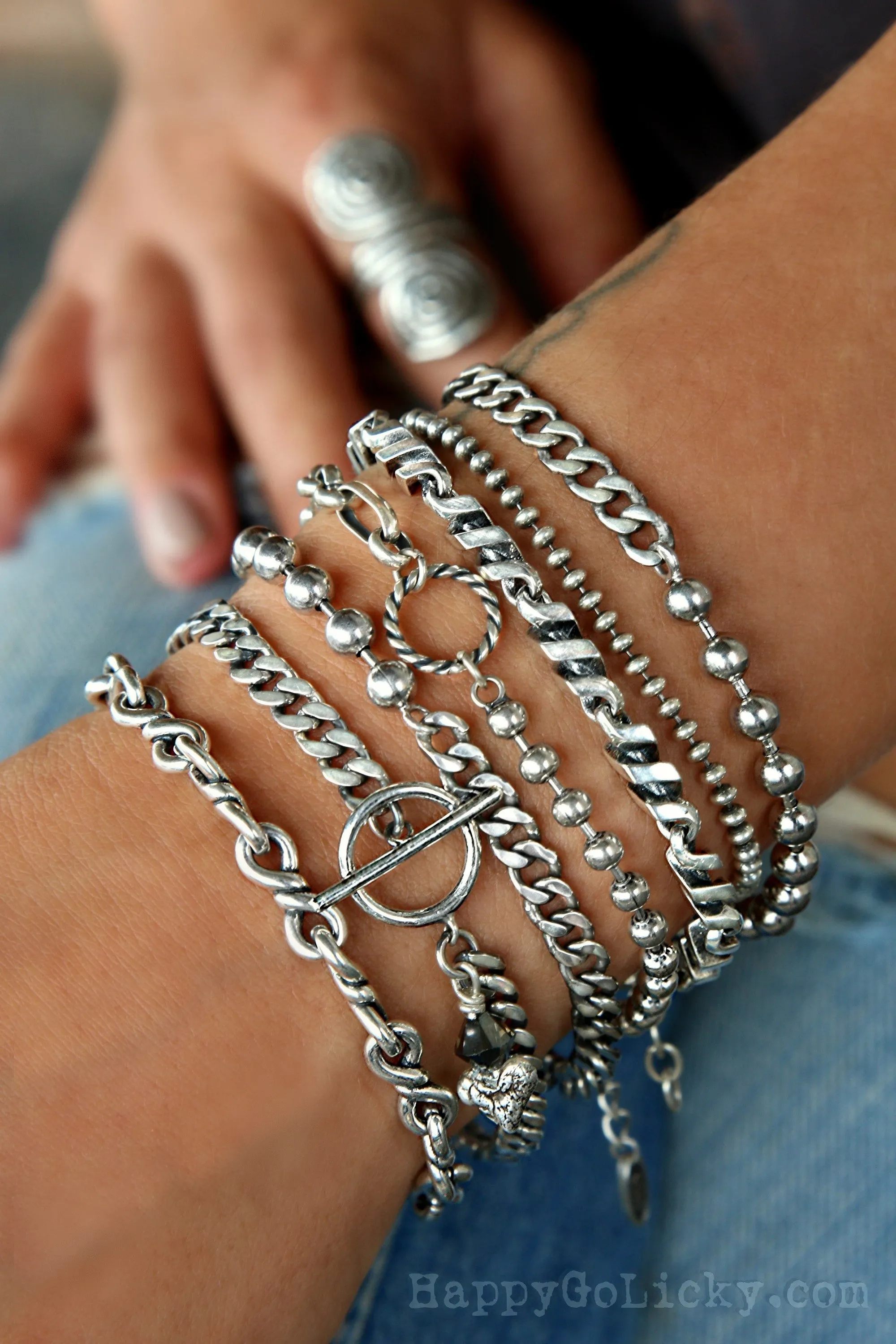 Bracelet Stack Set or SINGLE Bracelet