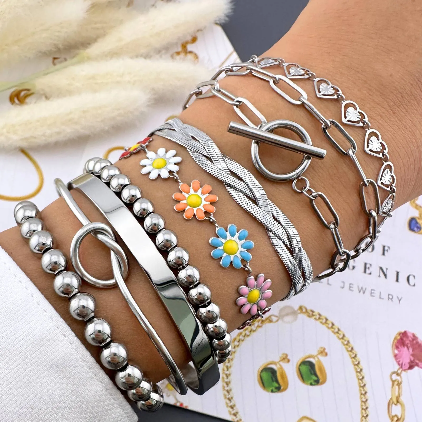Braided Rope Chain Bracelet – Stainless Steel