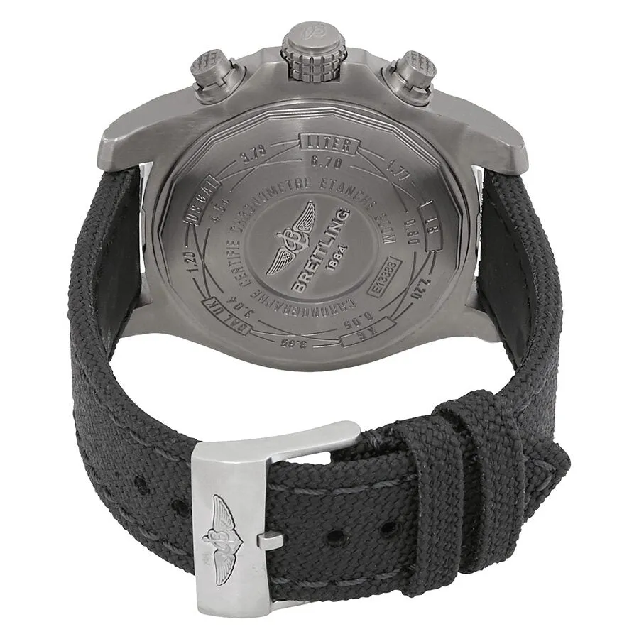Breitling Avenger Bandit Grey Chronograph Dial Automatic Men's Fabric Watch E1338310/M536-109W