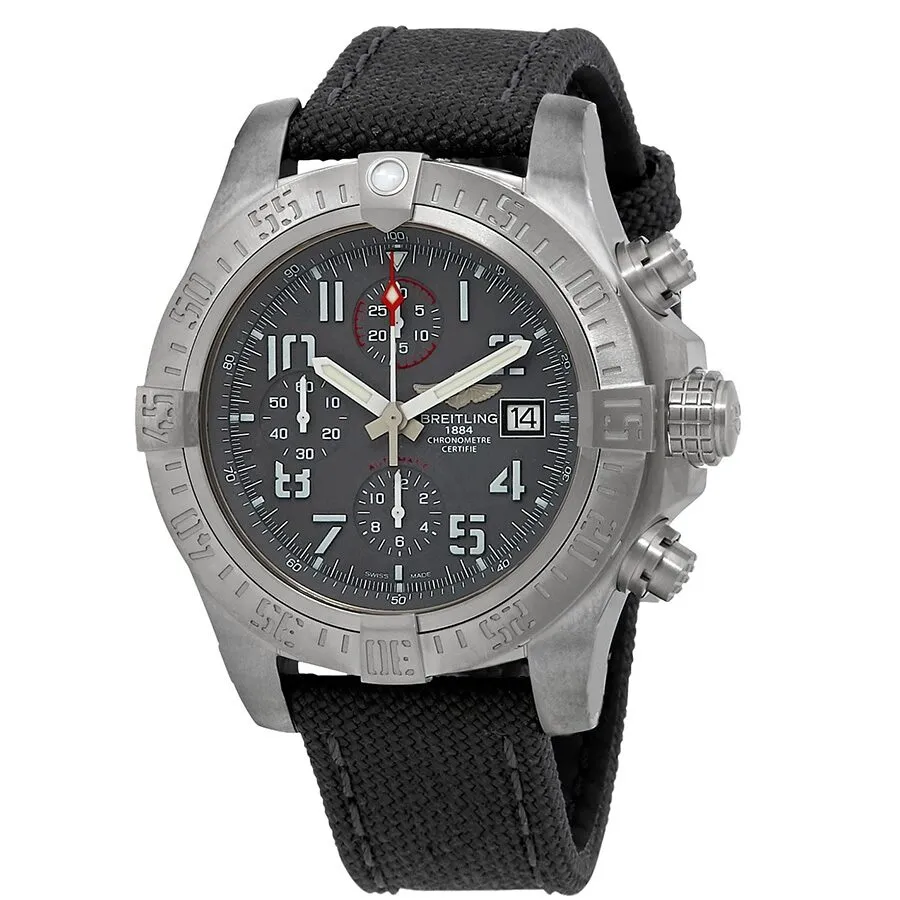 Breitling Avenger Bandit Grey Chronograph Dial Automatic Men's Fabric Watch E1338310/M536-109W