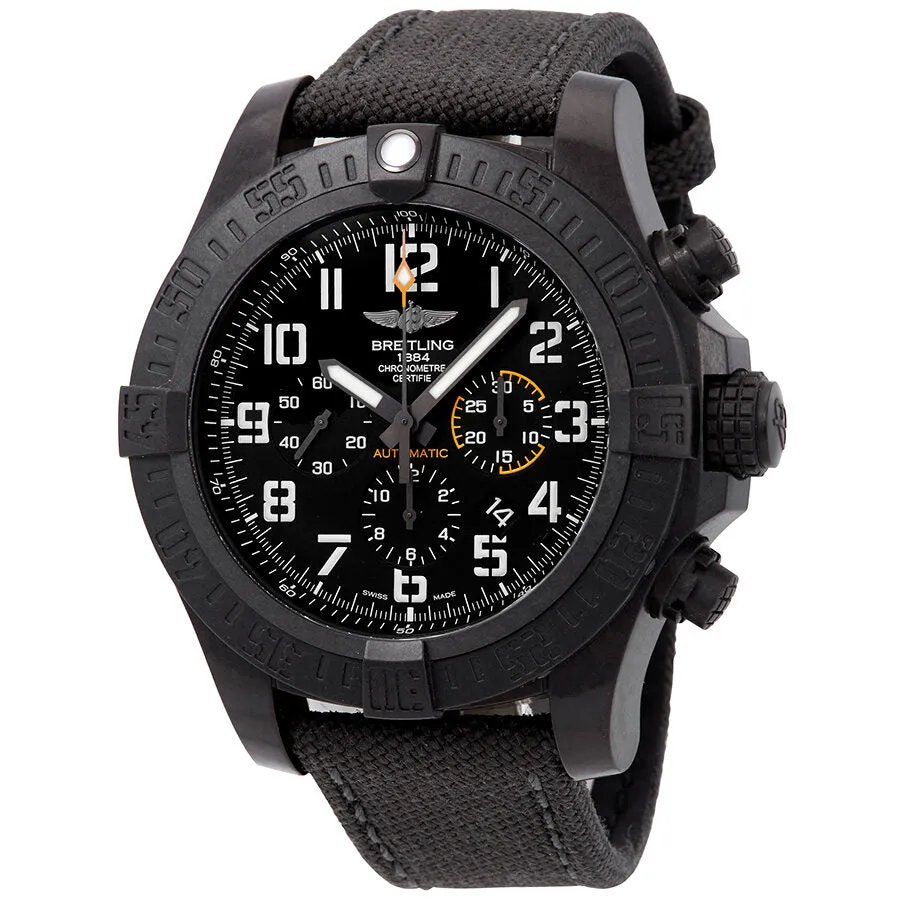 Breitling Avenger Hurricane Chronograph Automatic Black Dial 50mm Men's Watch XB0170E4/BF29/100W.M