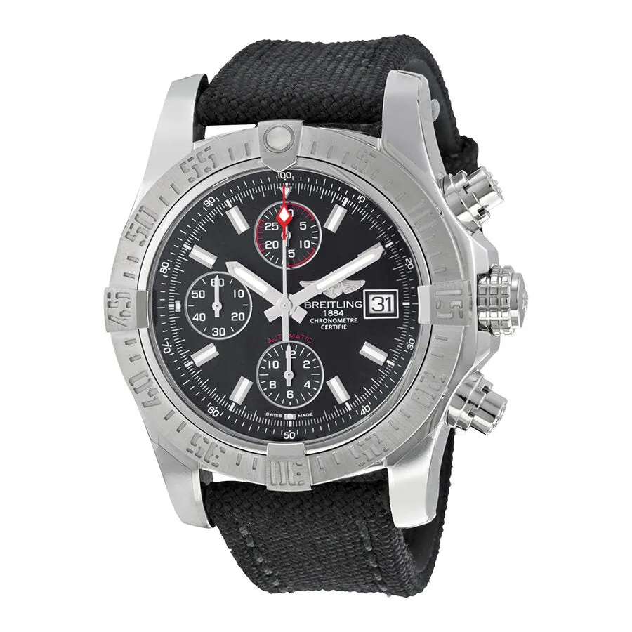 Breitling Avenger II Chronograph Black Dial Men's Watch A1338111-BC32BKFT A1338111-BC32-103W-A20BA.1