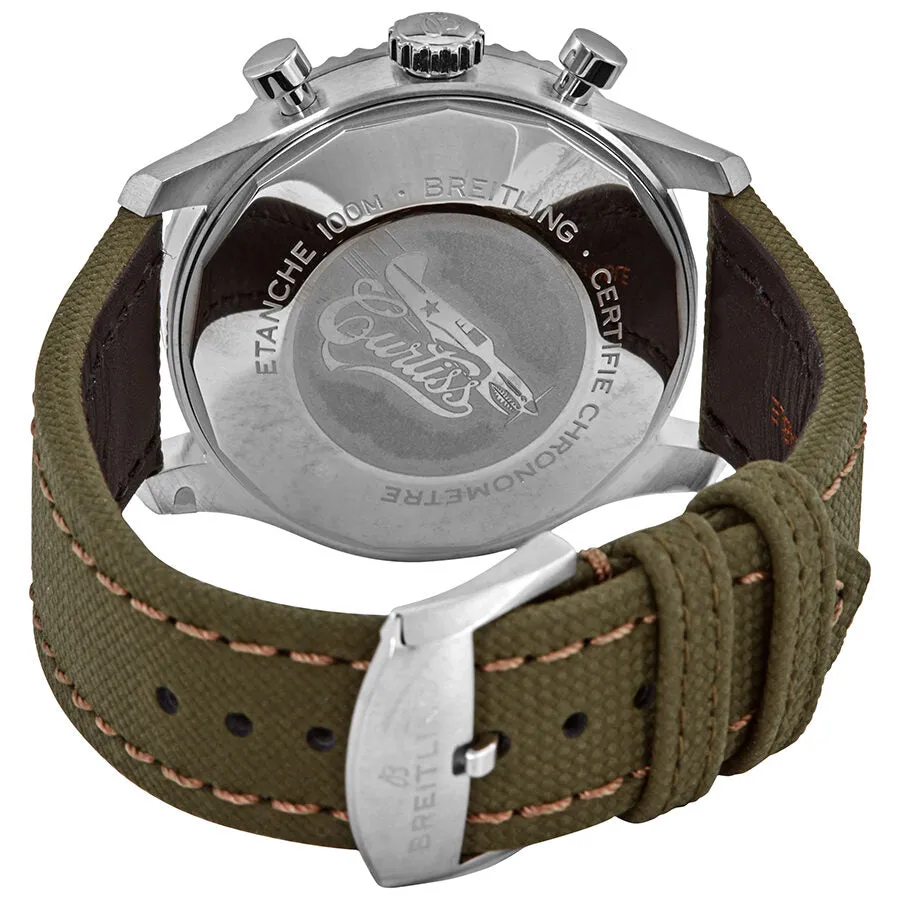 Breitling Aviator 8 Curtiss Warhawk Chronograph Automatic Green Dial Men's Watch A133161A1L1X1