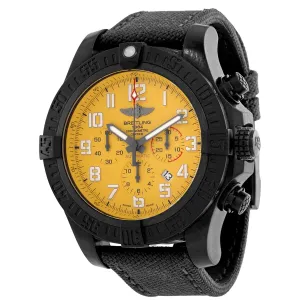 Breitling Chronograph Automatic Chronometer Cobra Yellow Dial Men's Watch XB0170E41I1W1