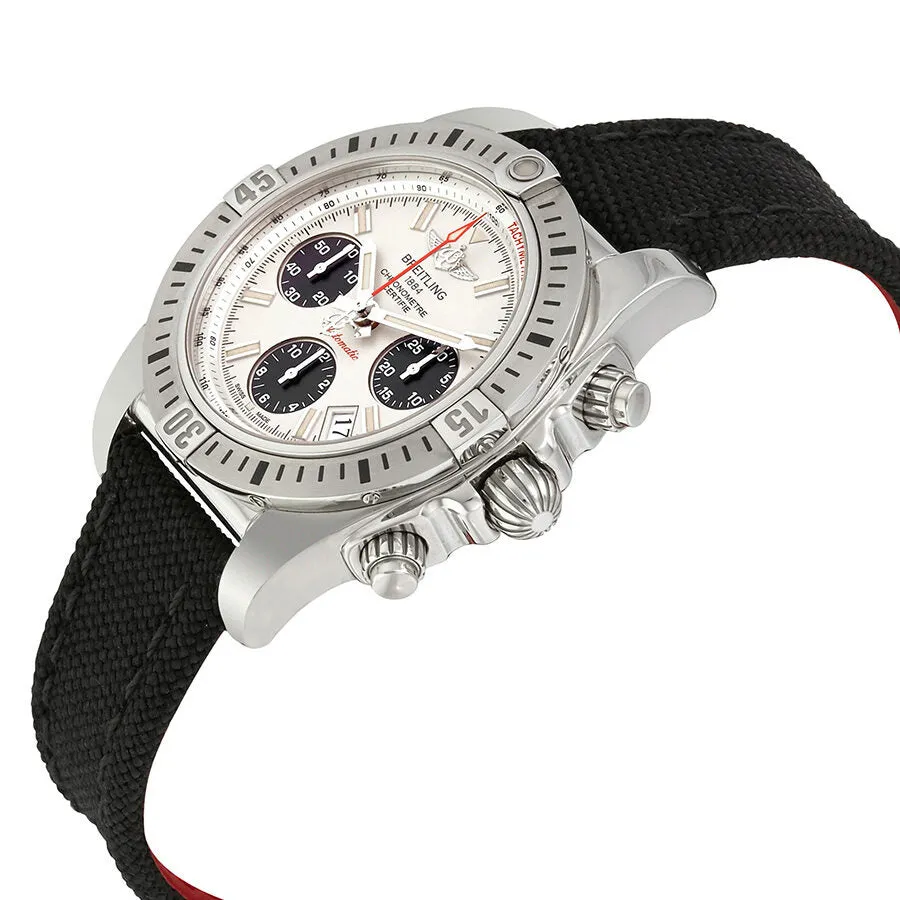Breitling Chronomat 41 Airborne Silver Dial Men's Watch AB01442J/G787BKFD AB01442J-G787-102W-A18D.1